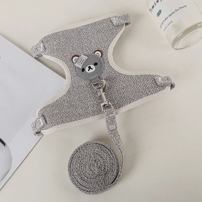 ๐พ Vest-Style Pet Harness & Leash Set โ Safe, Comfy, Escape-Proof