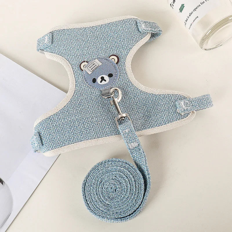 ๐พ Vest-Style Pet Harness & Leash Set โ Safe, Comfy, Escape-Proof