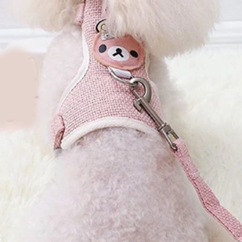 ๐พ Vest-Style Pet Harness & Leash Set โ Safe, Comfy, Escape-Proof